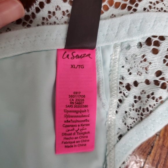 La Senza Light Blue Lace Bralette - Picture 5 of 5